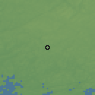 Shaded relief of the 45 km around Vahto, drawn from the GMTED2010 grid