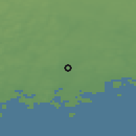 Shaded relief of the 45 km around Vantaa, drawn from the GMTED2010 grid