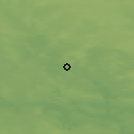 Shaded relief of the 44 km around Vieremä, drawn from the GMTED2010 grid