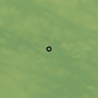 Shaded relief of the 44 km around Viitasaari, drawn from the GMTED2010 grid