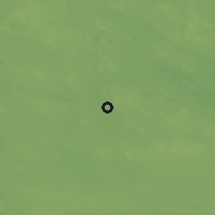 Shaded relief of the 44 km around Virtasalmi, drawn from the GMTED2010 grid
