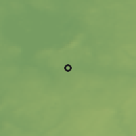 Shaded relief of the 44 km around Alajärvi, drawn from the GMTED2010 grid