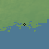 Shaded relief of the 45 km around Helsinki, drawn from the GMTED2010 grid