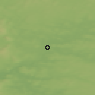 Shaded relief of the 43 km around Hyrynsalmi, drawn from the GMTED2010 grid