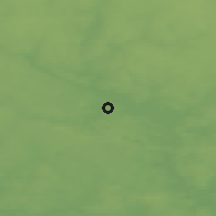 Shaded relief of the 44 km around Ikaalinen, drawn from the GMTED2010 grid
