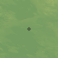 Shaded relief of the 44 km around Joensuu, drawn from the GMTED2010 grid