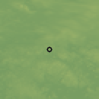 Shaded relief of the 44 km around Kaavi, drawn from the GMTED2010 grid