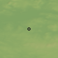 Shaded relief of the 43 km around Kajaani, drawn from the GMTED2010 grid