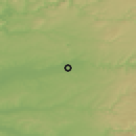 Shaded relief of the 52 km around Albi, drawn from the GMTED2010 grid
