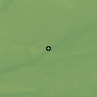 Shaded relief of the 51 km around Blois, drawn from the GMTED2010 grid