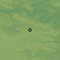 Shaded relief of the 50 km around Bois-d'Arcy, drawn from the GMTED2010 grid