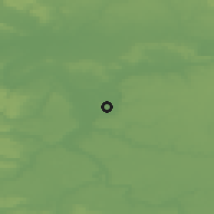 Shaded relief of the 50 km around Bonneuil, drawn from the GMTED2010 grid