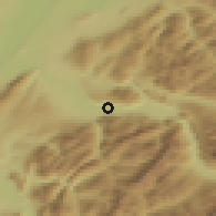 Shaded relief of the 51 km around Bonneville, drawn from the GMTED2010 grid