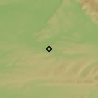 Shaded relief of the 51 km around Bourgoin-Jallieu, drawn from the GMTED2010 grid