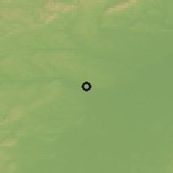 Shaded relief of the 50 km around Brumath, drawn from the GMTED2010 grid