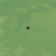 Shaded relief of the 50 km around Brunoy, drawn from the GMTED2010 grid