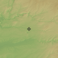 Shaded relief of the 52 km around Carmaux, drawn from the GMTED2010 grid