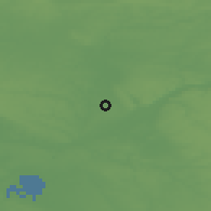 Shaded relief of the 51 km around Carquefou, drawn from the GMTED2010 grid