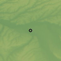 Shaded relief of the 52 km around Castelsarassin, drawn from the GMTED2010 grid