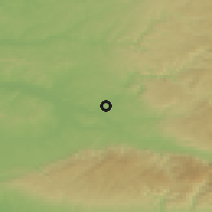 Shaded relief of the 52 km around Castres, drawn from the GMTED2010 grid