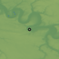 Shaded relief of the 50 km around Caudebec-lès-Elbeuf, drawn from the GMTED2010 grid