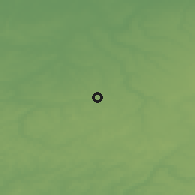 Shaded relief of the 50 km around Caudry, drawn from the GMTED2010 grid