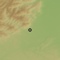 Shaded relief of the 50 km around Cernay, drawn from the GMTED2010 grid