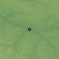 Shaded relief of the 50 km around Amiens, drawn from the GMTED2010 grid