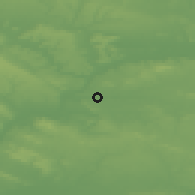 Shaded relief of the 50 km around Chantilly, drawn from the GMTED2010 grid