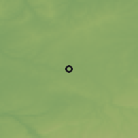 Shaded relief of the 51 km around Châteauroux, drawn from the GMTED2010 grid