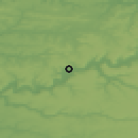 Shaded relief of the 50 km around Château-Thierry, drawn from the GMTED2010 grid