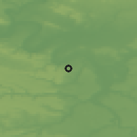 Shaded relief of the 50 km around Châtillon, drawn from the GMTED2010 grid