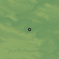 Shaded relief of the 50 km around Chatou, drawn from the GMTED2010 grid