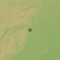 Shaded relief of the 51 km around Chenôve, drawn from the GMTED2010 grid