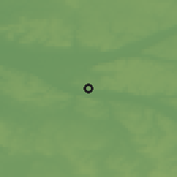 Shaded relief of the 51 km around Chinon, drawn from the GMTED2010 grid