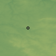 Shaded relief of the 51 km around Cholet, drawn from the GMTED2010 grid