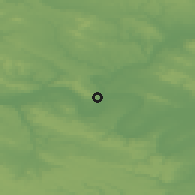 Shaded relief of the 50 km around Andrésy, drawn from the GMTED2010 grid