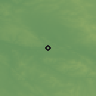 Shaded relief of the 51 km around Cognac, drawn from the GMTED2010 grid