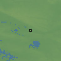 Shaded relief of the 51 km around Couëron, drawn from the GMTED2010 grid