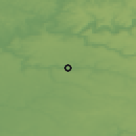 Shaded relief of the 50 km around Coulommiers, drawn from the GMTED2010 grid
