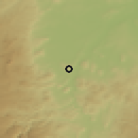 Shaded relief of the 51 km around Cournon-d'Auvergne, drawn from the GMTED2010 grid