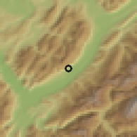 Shaded relief of the 51 km around Crolles, drawn from the GMTED2010 grid