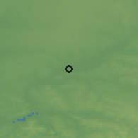 Shaded relief of the 52 km around Dax, drawn from the GMTED2010 grid