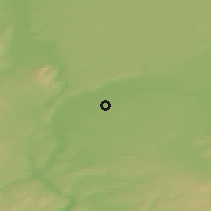 Shaded relief of the 51 km around Décines-Charpieu, drawn from the GMTED2010 grid