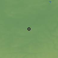 Shaded relief of the 49 km around Aniche, drawn from the GMTED2010 grid