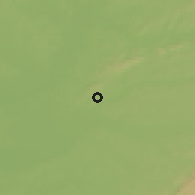 Shaded relief of the 51 km around Dole, drawn from the GMTED2010 grid
