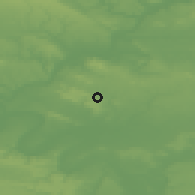 Shaded relief of the 50 km around Domont, drawn from the GMTED2010 grid