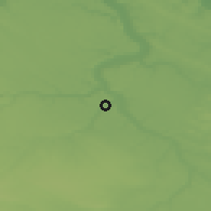 Shaded relief of the 50 km around Dreux, drawn from the GMTED2010 grid