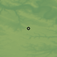 Shaded relief of the 50 km around Élancourt, drawn from the GMTED2010 grid