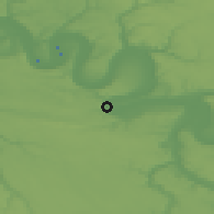 Shaded relief of the 50 km around Elbeuf, drawn from the GMTED2010 grid